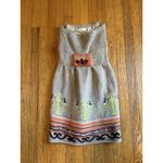 Anthropologie Sleeping on Snow Skirt Womens Small Gray Wool Knit Lined Intarsia Photo 1
