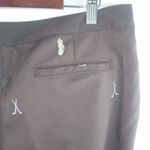 Coral Bay Golf 16 Chocolate Lime Bermuda Shorts Plus Green Photo 4