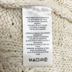 Free People  Driftwood Cable Knit Polo in Ivory Size Medium M Fisherman Oversized Photo 14