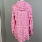 L.L.Bean  pink w/white and black lightweight “Shacket” (shirt/jacket), Large. EUC Photo 7