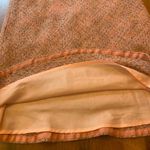 Gap skirt 10 Pink Y2K Wool Acrylic Woven Boucle Knit Ruffled Trim Lined zipper Photo 6