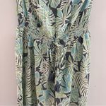 Japna  romper women's size Large floral tube top jumpsuit Photo 2