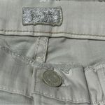 Mother Denim Women’s Size 26 Warm Ivory Double Fray Charmer Skinny Jeans White Photo 5