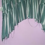 Gigio Cardigan S Longline Beachy Kimono Open Front Ruffle Swim Cover Green Photo 8