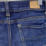 American Eagle  Blue Mid Rise Distressed Denim Shorts Photo 4