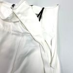 NBD  Ophelia Jumpsuit‎ Womens Size Small White Wide Leg Minimalist Bridal Wedding Photo 8