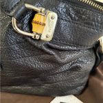 Gucci Authentic  Black Large Leather Bamboo Bar Tote/Shoulder Bag Photo 1