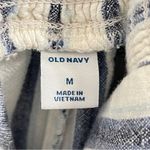 Old Navy Pinstripe Cropped Square Neck Jumpsuit w/ Adjustable Straps, Medium Photo 7