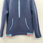 Under Armour Navy Blue Half Zip Long Sleeve Pullover Fleece Jacket Size M Photo 2