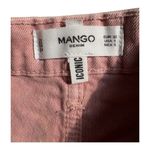 Mango MNG Pink High Rise Denim Shorts Size 1 EUC Photo 2