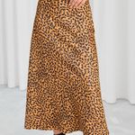 & Other Stories New & OTHER STORIES Leopard Print Midi Skirt size 6 Photo 0