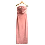 Solace London  Afra Elegant Minimalist Structured Putty Pink Dress NWT $630 6 Photo 1