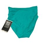 Coco reef  Impulse Rollover Bikini Bottom High Rise Ruched Aqua Blue S Photo 4