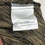 Amour Vert NEW  Black Gold 100% Silk Space Dye Flare Mini Skirt Women's Sz Small Photo 6