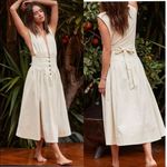 Free People Giza Pinafore Midi Dress Photo 1