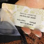 Peruvian Connection NWT  rivolin knit jacket Photo 4