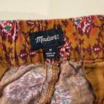 Madewell Drapey Pull On Paisley Festival Shorts Women's Medium Burnt Orange Boho Photo 3