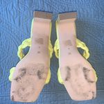 BCBGeneration BCBG Generation Yellow Square Toe slip Sandal Pumps Braided Finaa Slide 9 Photo 4