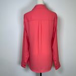 EXPRESS “The Portofino Shirt” V-Neck Button Front Lightweight Womens Size Small Photo 2
