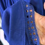 LULUS Blue Mini Dress w/ Crochet Trim Size XS Photo 4