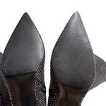 Madden Girl  Dicee Kitten Heel Knee High Rhinestone Boots Size 7M Black Silver Photo 11