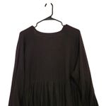 Torrid  Black Long Sleeves Gauze Henley Smocked Blouse Tunic Casual Top Size 3X Photo 3