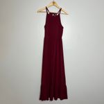 Old Navy Red Racerback Sleeveless Tank Maxi Dress Photo 3