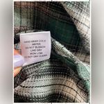 HYFVE Cropped Shirt Women S Small Green Plaid Button Up Collared Long Sleeve Photo 9