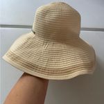 Ralph Lauren Lauren  Cream Wide-Brim Sun Hat Size M‎ Photo 6