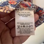 Anthropologie HD IN PARIS Chinoiserie Peasant Blouse BOHO FLORAL SHEER Size 2 Photo 7