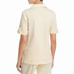 Tory Burch NEW Cotton Twill Safari Shirt in Iced Lemon size 00 Photo 11