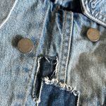 All saints denim patchwork jacket Photo 3
