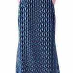 Maeve ANTHROPOLOGIE Silk Geometric Slip Dress Photo 10