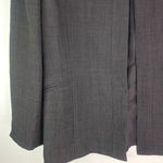 Kasper 4 Petite Workwear Textured Suit Jacket Blazer in Medium Gray Size 4P Photo 3