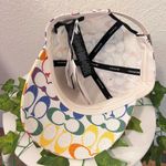 Coach  Rainbow Signature Baseball Hat CJ714 Photo 4