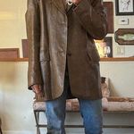 Vintage PIONEER Wear Brown leather Jacket 42L Size undefined Photo 0