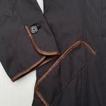 Dennis Basso Vintage Black Formal Pea Coat Rain Jacket Photo 3