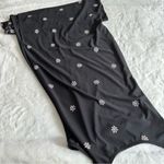 Younique Clothing Vintage Black Floral Embroidered Maxi Dress Women's Medium Photo 8