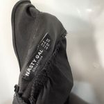 Nasty Gal Collection Size 6 Jumpsuit Halter Neck Cut Out Black Satin Deep 363 Photo 14