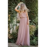 Show Me Your Mumu Kendall maxi dress in antique rose chiffon NEW SMALL Photo 1