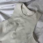 Lululemon  Ribbed Soft Stream Slim Fit Tank Dress Bone Photo 1