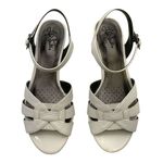 LifeStride Yvette Strappy Wedge Sandal White US Women's 6.5M Size 6.5 Photo 4