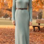 Sancia Abrazia Knit Sweater Dress in Pacific Blue Size Small NWT Photo 0