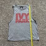 Ivy Park gray sleeveless logo tank top size XXS Photo 8