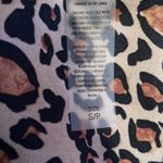 Room Service Leopard Print Button Pajama Shirt Brown Photo 5