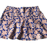 Polo Ralph Lauren Golf Womens L Orange Blue Paisley Skort Tennis Workout Size L Photo 0