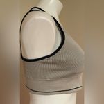 Calvin Klein  Tan Black Sports Seamless Racerback.Straps.Bra. Removable Pads Sz M Photo 3