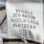 Chico's Shirt Jacket Women XL Brown Silk Blend Aztec Print Resort Wear Artsy Boho Photo 10