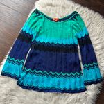 Hale Bob Cabana Knit Chevron Print Tunic Coverup Photo 0