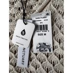 Sanctuary  Women Knit Crochet Sleeveless Mini Dress M Cream Textured Open Weave Photo 9